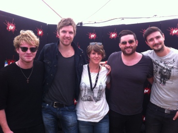 Kodaline & me after the interview at Caribana Festival, 5 June 2014